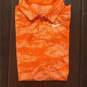 Nike Kids Orange Dri-FIT Polo Shirt